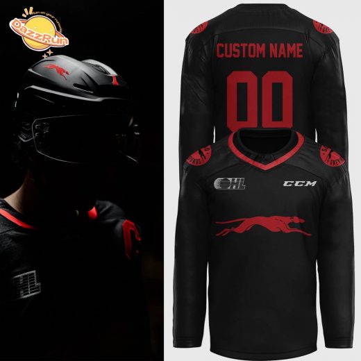 Soo Greyhounds “Back In Black” 2024 Jersey