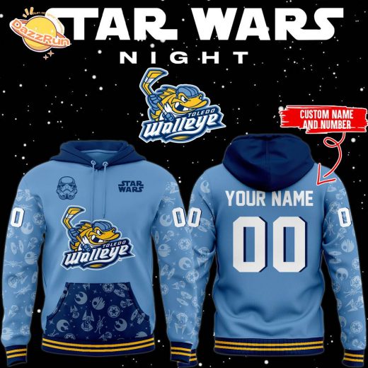 Toledo Walleye 2024 Limited Edition Blue Hoodie