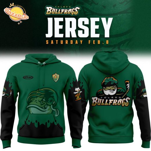 Toledo Walleye 2024 Limited Edition Green Hoodie