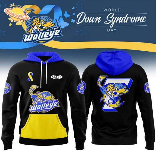 Toledo Walleye Down Syndrome Awareness 2024 Hoodie – Charity Support Pullover