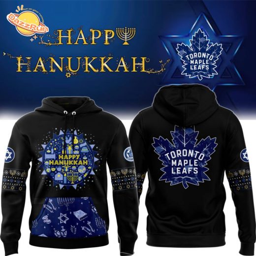 Toronto Maple Leafs 2024 Hanukkah Holiday Premium Hoodie – Festive NHL Apparel