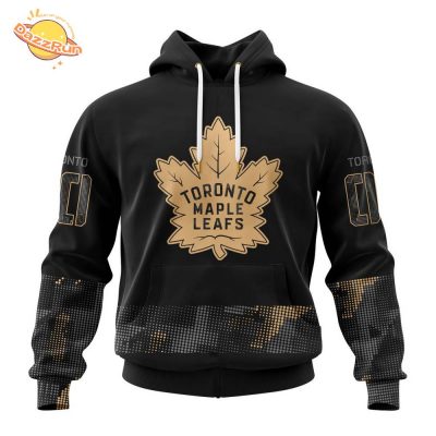 Toronto Maple Leafs NHL Personalized Military Appreciation Design Hoodie – Fan Apparel