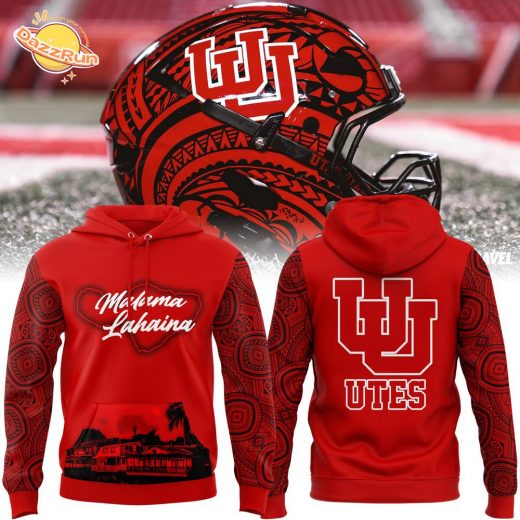 Utah Utes 2024 Malama Lahaina Special Edition Football Hoodie