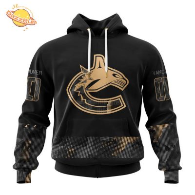 Vancouver Canucks NHL Personalized Military Appreciation Design Hoodie – Custom Fan Apparel