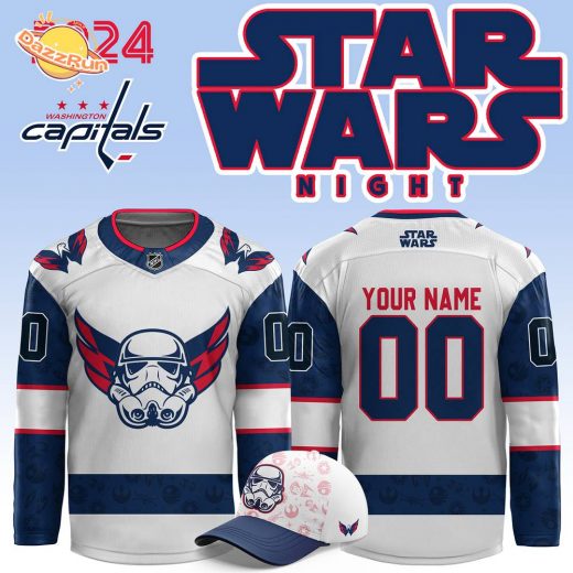 Washington Capitals 2024 Star Wars Night Personalized Jersey