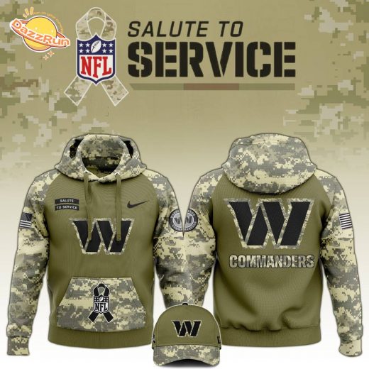 Washington Commanders Veterans Day Limited Edition Hoodie 2024