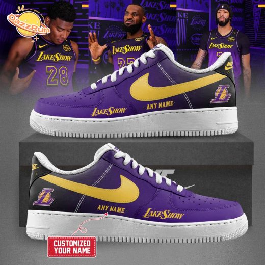 Limited Edition Los Angeles Lakers 2024 AF1 Sneakers – New Release