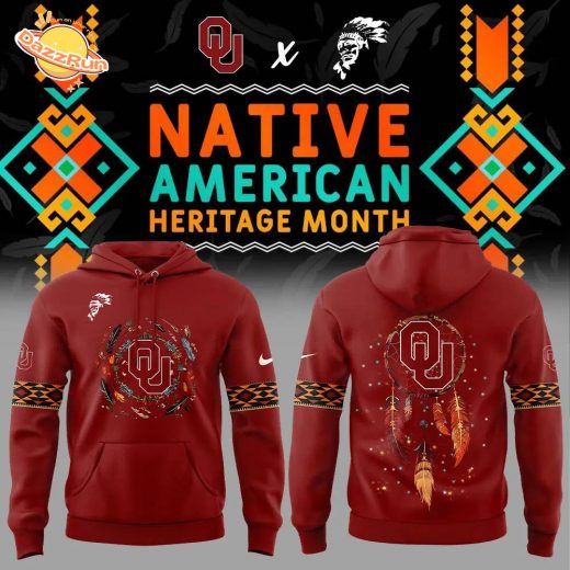 Limited Edition Nike Oklahoma Football Native American Heritage Month Hoodie