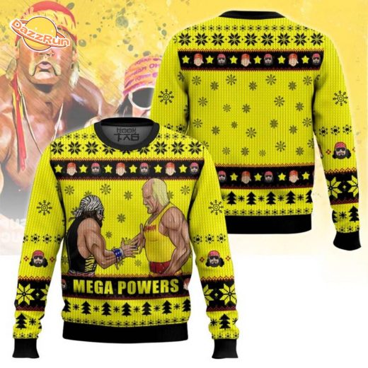 Mega Powers Macho Man and Hulk Hogan Ugly Christmas Sweater – Wrestling Duo