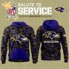 Baltimore Ravens NFL Salute to Service 2024 Hoodie – Military Tribute Edition