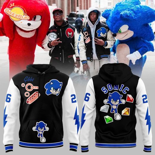 Men’s Nike Detroit Lions 2024 Sonic & Knuckles Hoodie – Hot Design Limited Edition