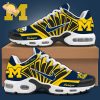 Michigan Football Personalized Air Max Plus Sneakers – Custom College Football Shoes