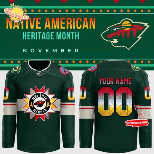 Minnesota Wild 2024 Native American Heritage Month Hockey Jersey – Limited Edition