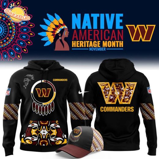 Nike Washington Commanders 2024 Native American Heritage Month Premium Hoodie – Limited Edition