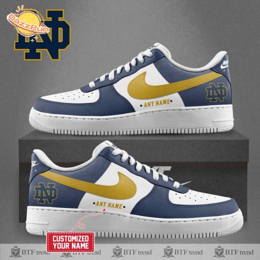 Notre Dame Fighting Irish 2024 New Design AF1 Sneakers