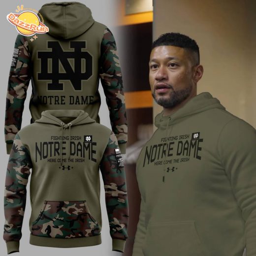 Notre Dame Football 2024 Thyme Freedom Fleece Hoodie – Limited Edition