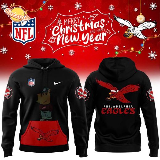 Philadelphia Eagles 2024 Christmas Hoodie x Bobble – Holiday Edition