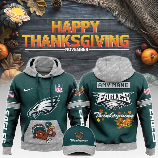 Philadelphia Eagles 2024 Thanksgiving Limited Edition Hoodie