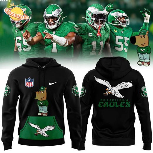 Philadelphia Eagles x Chill Guy 2024 Hoodie – Cozy Christmas Edition