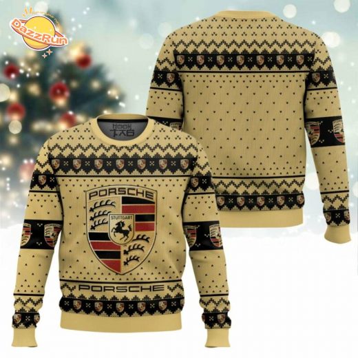 Porsche Ugly Christmas Sweater – Luxury Car Edition