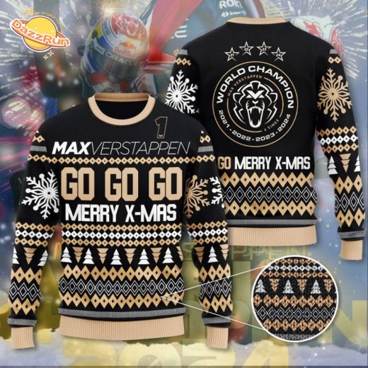 Red Bull Racing F1 x MV1 3D Ugly Christmas Sweater – Racing Fan Edition