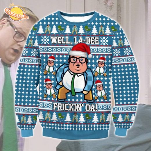 Saturday Night Live Matt Foley Well, La Dee Frickin-da Ugly Christmas Sweater – SNL Christmas