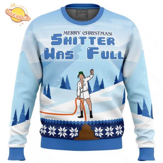 Shitter Was Full National Lampoon’s Christmas Vacation Ugly Christmas Sweater – Holiday Classic