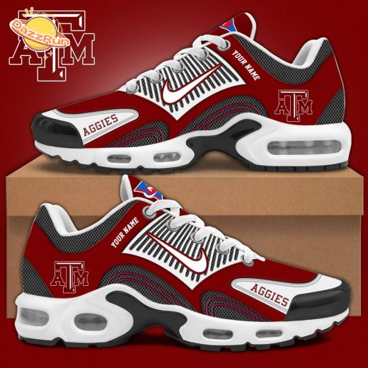 Texas A&M Football Personalized Air Max Plus Sneakers – Fan Edition