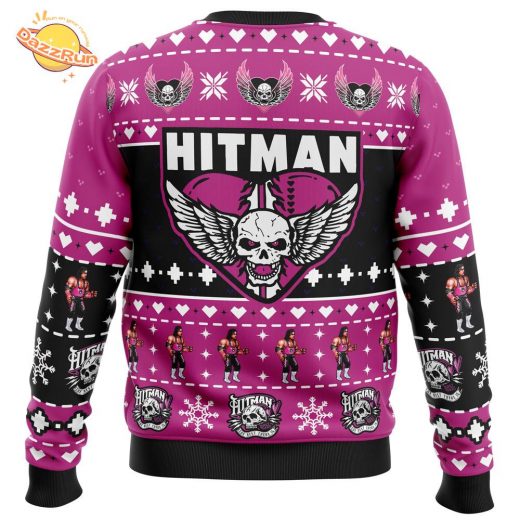 The Hitman Bret Hart Ugly Christmas Sweater – Wrestling Legend Edition