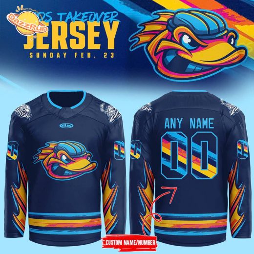 Toledo Walleye 2024 Kids Takeover Custom Jersey – Limited Edition