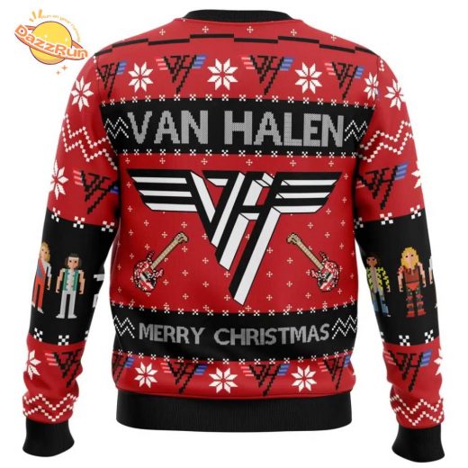 Van Halen Ugly Christmas Sweater – Rock ‘n Roll Holiday Special