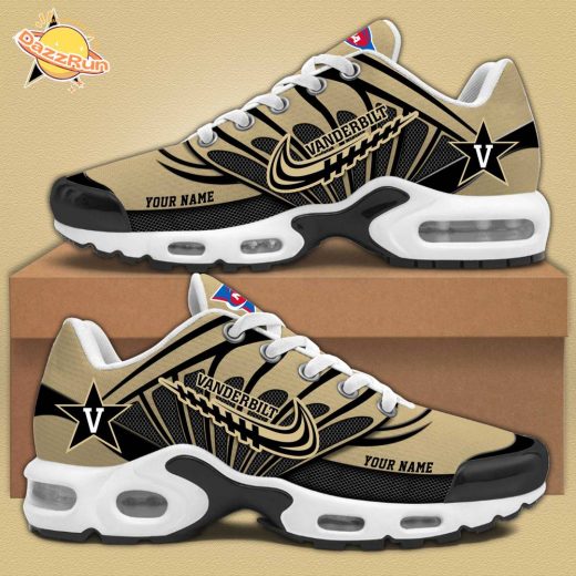 Vanderbilt Football Personalized Air Max Shoes – Custom College Sneakers