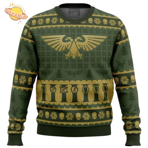 Warhammer 40k Imperium Ugly Christmas Sweater – Sci-Fi Fantasy Holiday Special