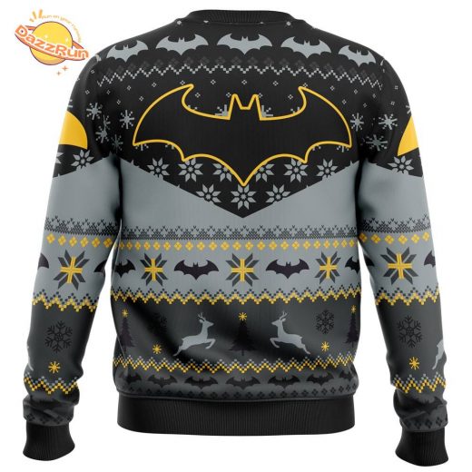 Xmas Batman DC Comics Ugly Christmas Sweater – Superhero Holiday Special