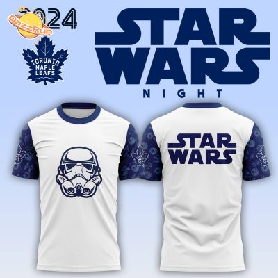 2024 Toronto Maple Leafs x Star Wars Night T-shirt | NHL Star Wars Collaboration Shirt