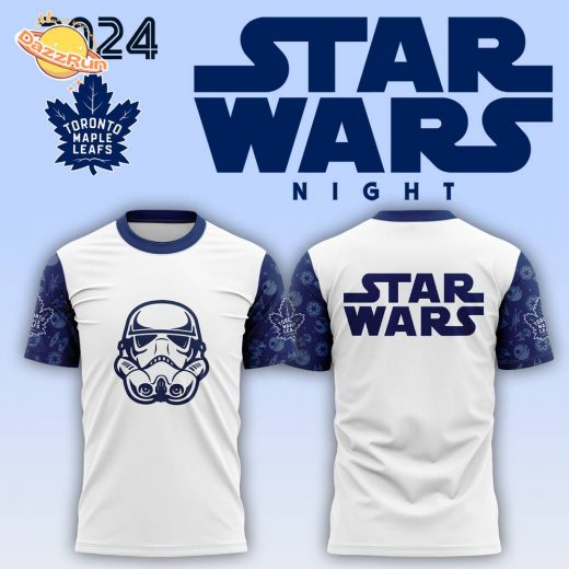 2024 Toronto Maple Leafs x Star Wars Night T-shirt | NHL Star Wars Collaboration Shirt