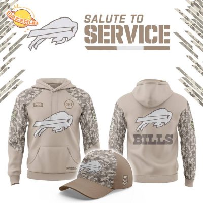 Buffalo Bills 2024 Salute to Service Club Fleece Edition Hoodie | NFL Salute to Service Apparel