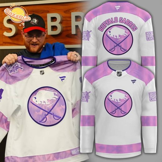 Buffalo Sabres Special Hockey Fights Cancer Jersey | Limited Edition NHL Cancer Awareness Jersey