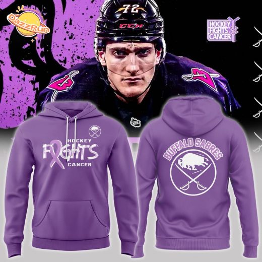 Limited Edition Buffalo Sabres Hockey Fights Cancer Hoodie | NHL Cancer Awareness Gear