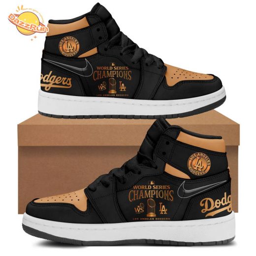 Los Angeles Dodgers 2024 World Series Champions AJ1 Shoes | MLB Championship Sneakers 2024