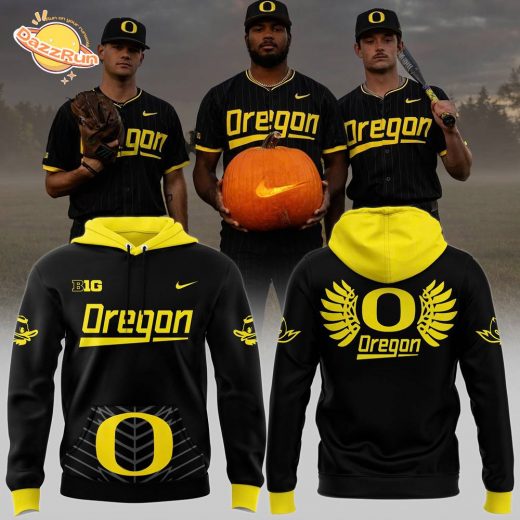 Men’s Nike Black Oregon Ducks Pinstripe Hoodie | NCAA Oregon Ducks Sports Hoodie