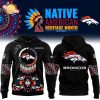 Denver Broncos 2024 MLB Dia De Los Muertos Premium Limited Hoodie | NFL & MLB Collaboration Hoodie