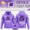 Florida Panthers Hockey Fights Cancer Unisex Hoodie | NHL Cancer Awareness Gear