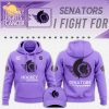 Edmonton Oilers Hockey Fights Cancer Unisex Hoodie | NHL Support Cancer Research