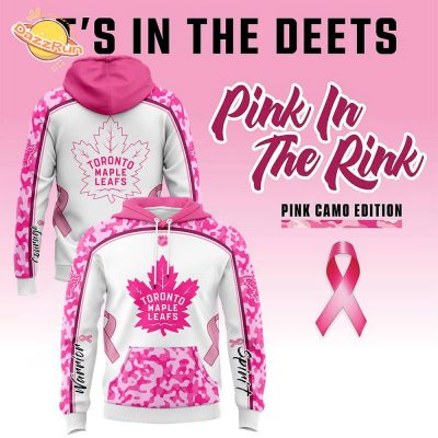 Toronto Maple Leafs Pink in the Rink 2024 Hoodie | NHL Charity Event Apparel