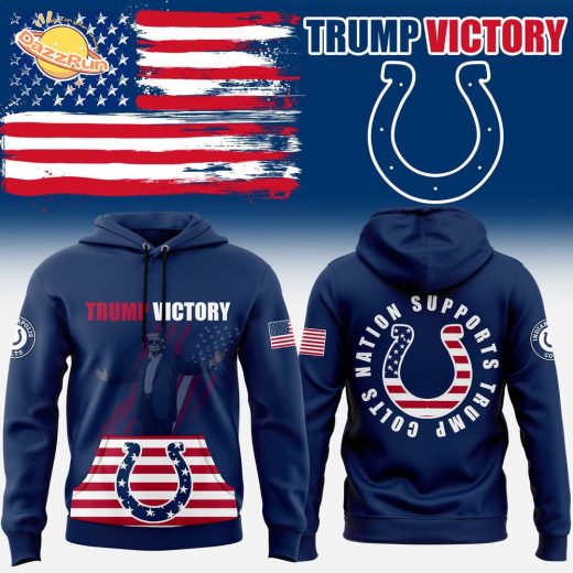 2024 Colts Nation, Trump’s Victory Pullover Hoodie