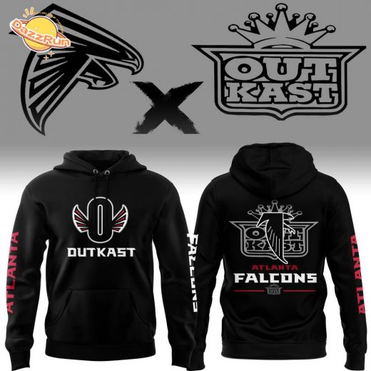 Atlanta Falcons Limited Edition x OutKast Black Hoodie – 2024