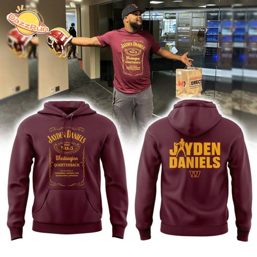 Washington Commanders Jayden Daniels 2024 Fleece Edition Hoodie