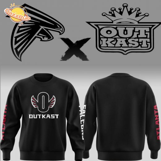 2024 Limited Edition Atlanta Falcons x OutKast Black Sweatshirt