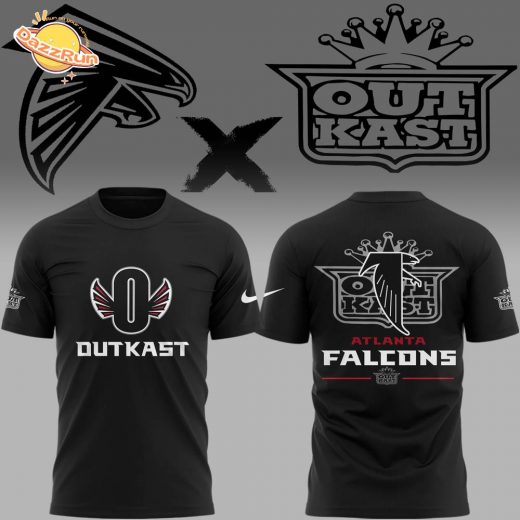 Atlanta Falcons x OutKast 2024 Limited Edition Black T-Shirt